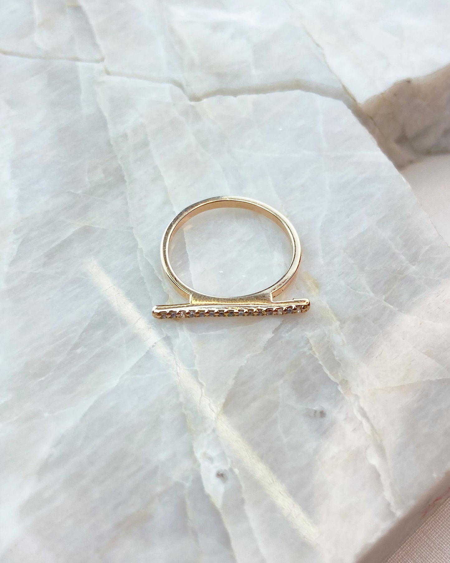 Anel Palito Cravejado N.º 14