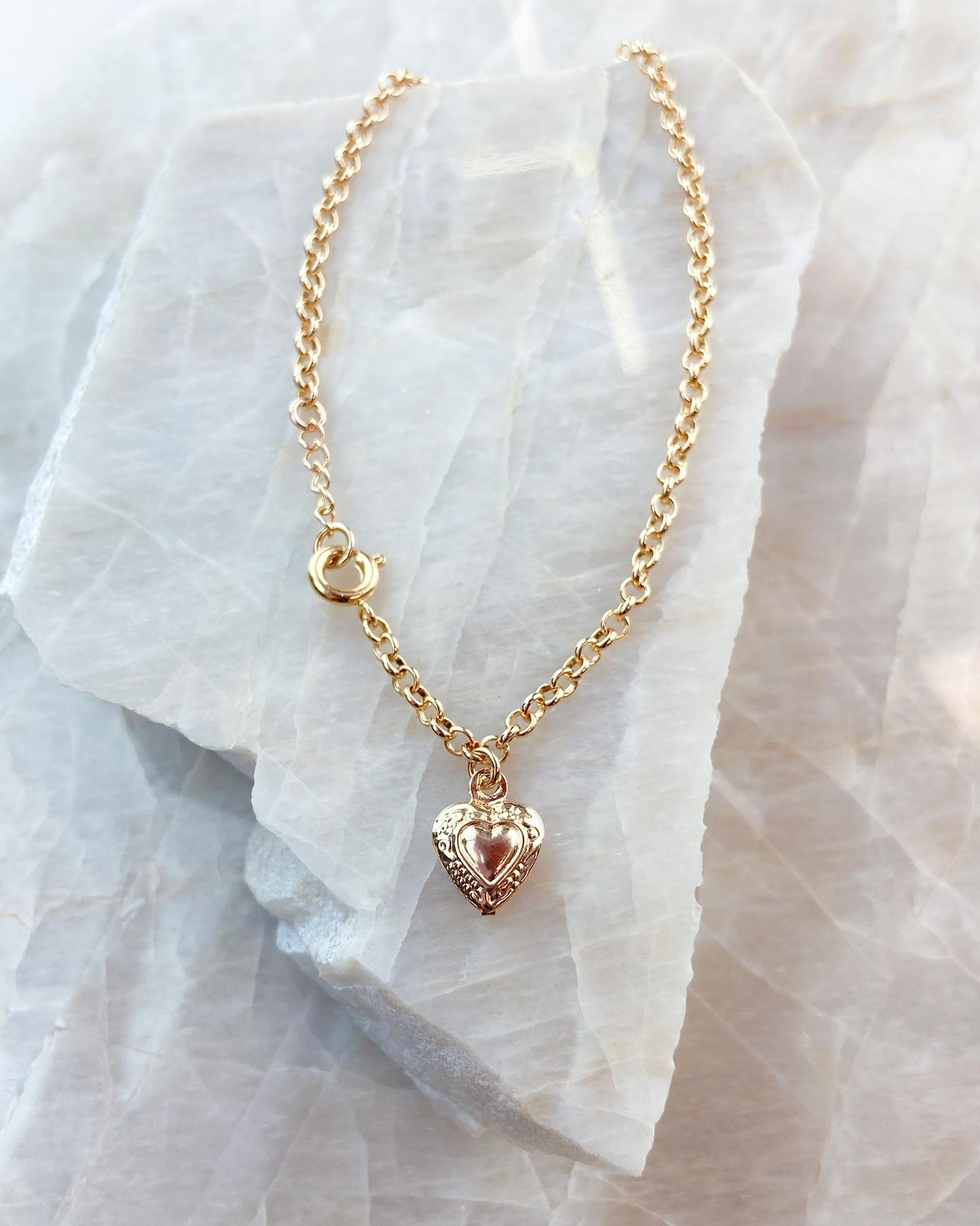 Pulseira Pingente Coração