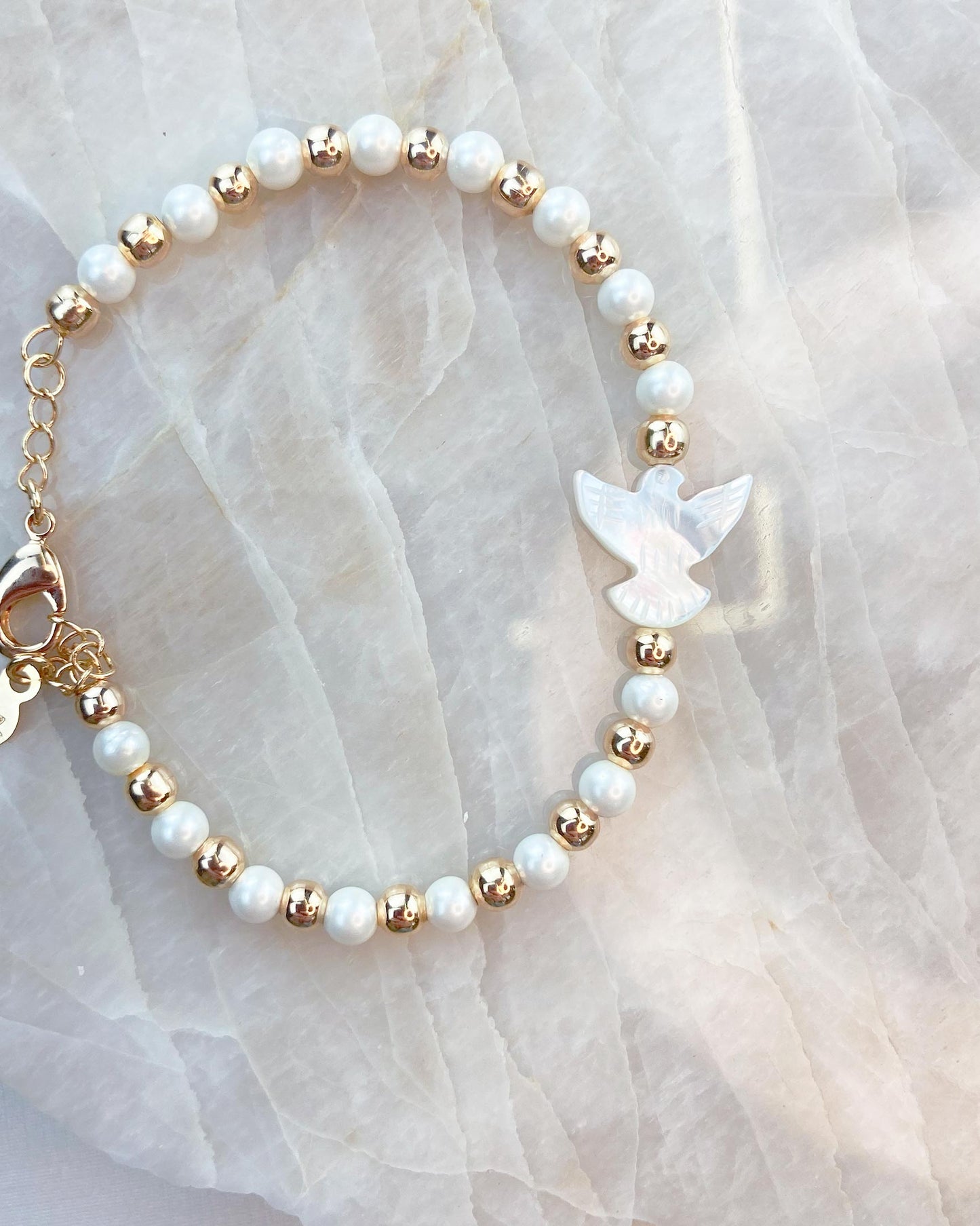 Pulseira Espirito Santo Pérolas Shell