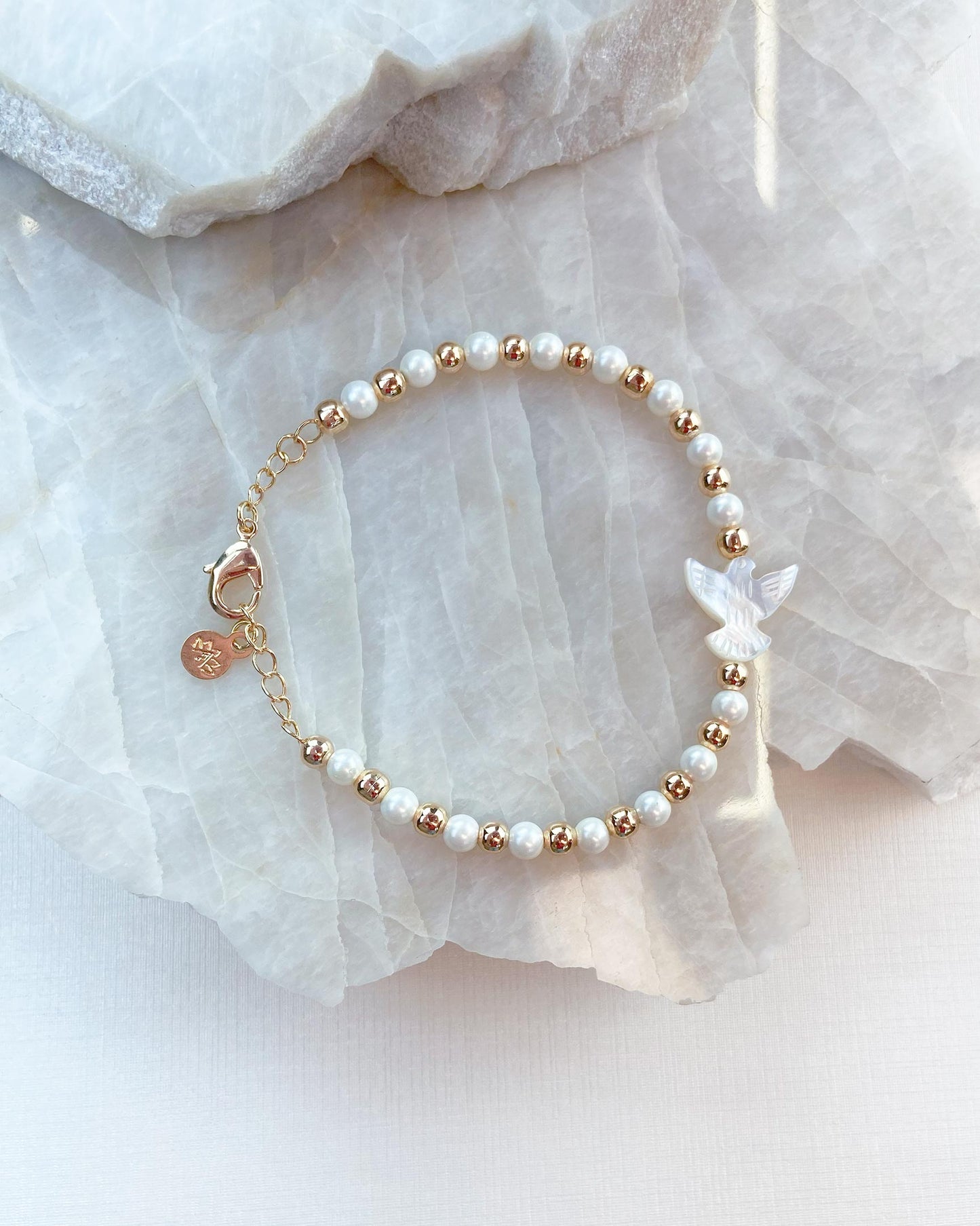 Pulseira Espirito Santo Pérolas Shell