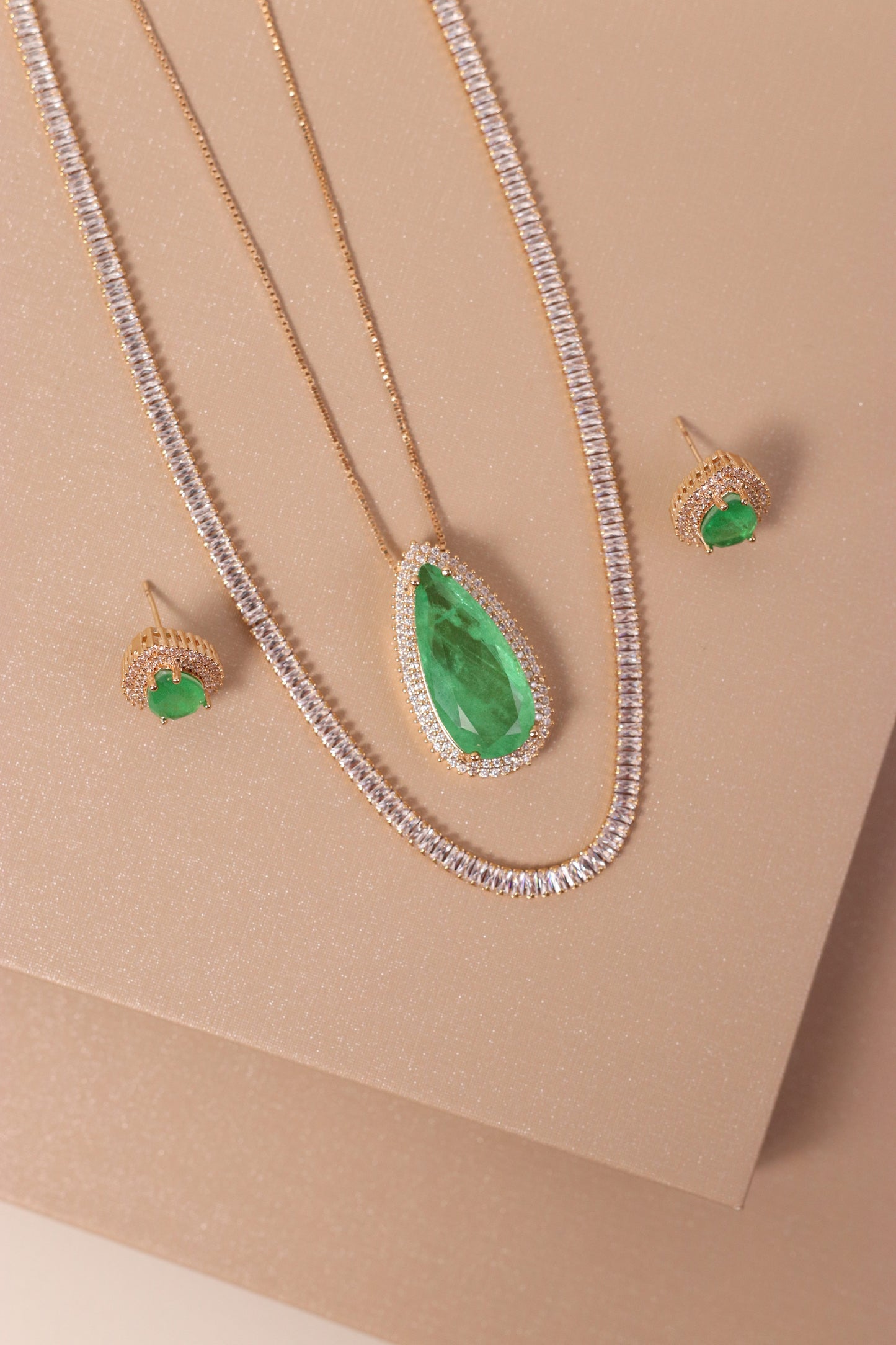 Conjunto Esmeralda Luxo