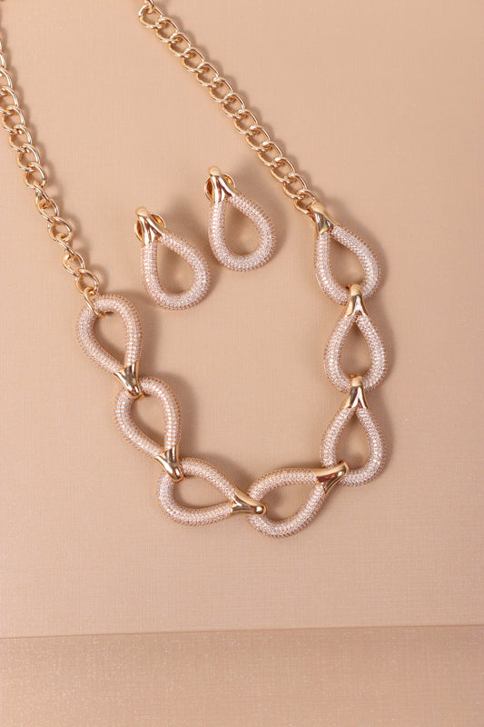 Conjunto Laço Dourado